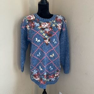 Melbourne country vintage knit sweater Sz S